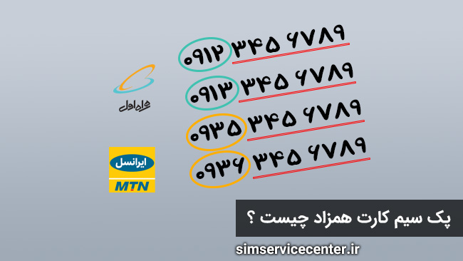 پک سیم کارت همزاد چیست
